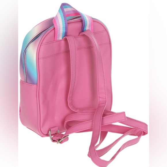 Miss Gwen’s OMG Accessories Girls Rainbow Heart Mini Backpack - Picture 4 of 4